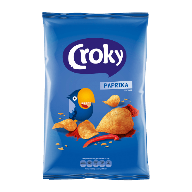 Chips Croky paprika 20x40gr