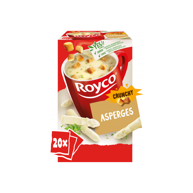 Soupe instantanée Royco asperge 20 sachets