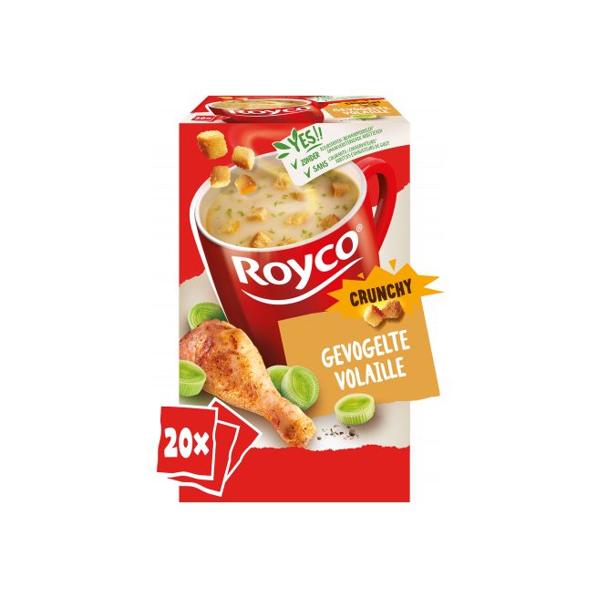 Soupe instantanée Royco volaille 20 sachets