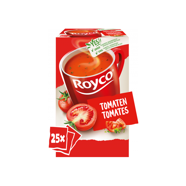 Soupe instantanée Royco tomates classiques 25 sachets