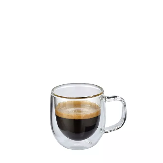 Tasses à café "Cilio Veneto" double parois 80ml